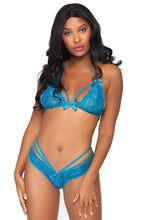 Load image into Gallery viewer, Strappy Halter Bra Set with Panty
