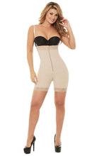 Load image into Gallery viewer, Mid-thigh Body Shaper with Belly &amp; Zipper Crotch
