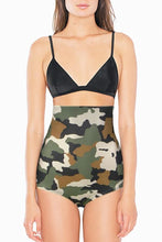 Load image into Gallery viewer, High-Waisted Camo Briefs
