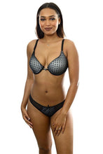 Load image into Gallery viewer, Matching Heart-Themed Lace Bra &amp; Thong Set
