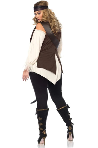 Plus Captain Blackheart Pirate Costume