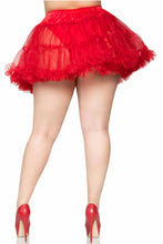 Load image into Gallery viewer, Plus Size Layered Tulle Petticoat Costume Skirt
