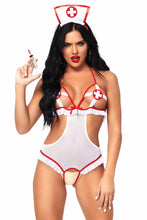 Load image into Gallery viewer, Naughty Nurse Roleplay Lingerie Set

