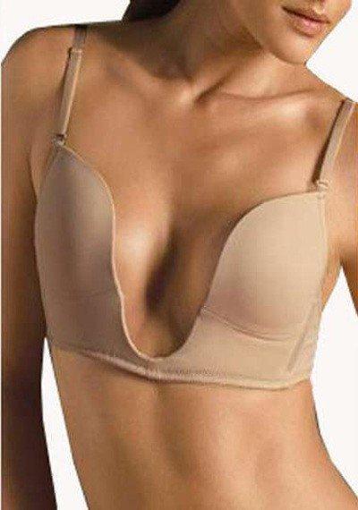 U-Plunge Deep Neck Convertible Bra