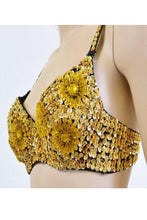 Load image into Gallery viewer, Hand Beaded Bustier with Sequins
