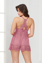 Load image into Gallery viewer, Two Piece Babydoll Set with Thong
