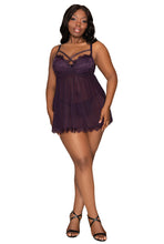 Load image into Gallery viewer, Underwire and push-up cup baby doll
