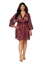 Load image into Gallery viewer, Eyelash lace robe
