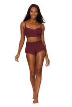 Load image into Gallery viewer, Rib-knit sleepwear bralette and short set
