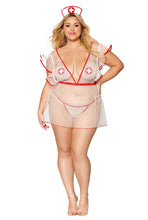 Load image into Gallery viewer, Sheer mesh nurse-themed apron
