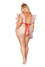 Load image into Gallery viewer, Sheer mesh nurse-themed apron
