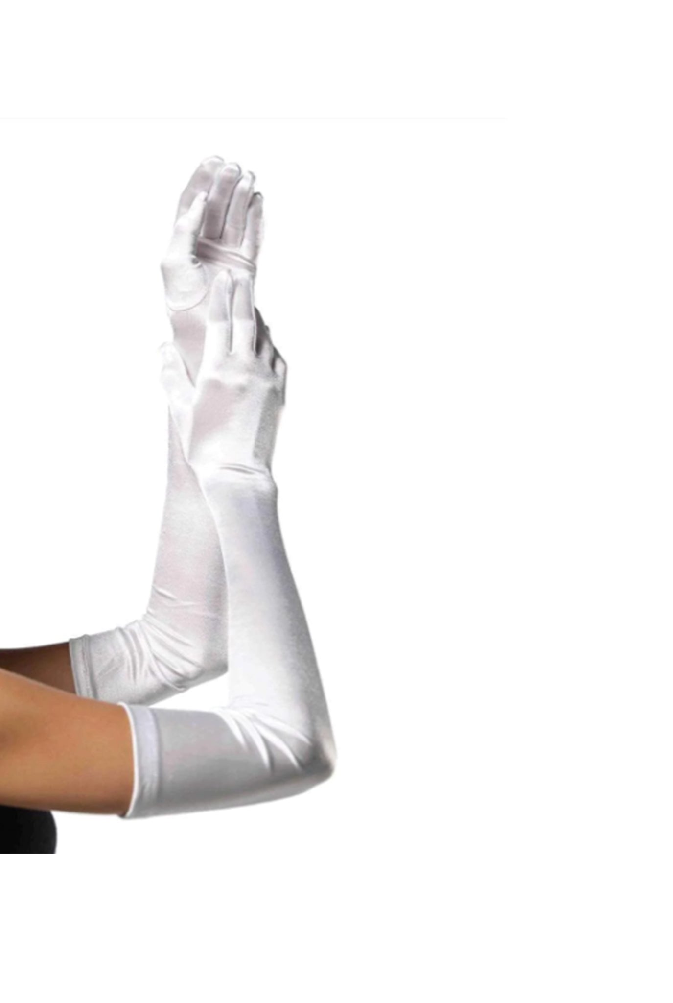 Extra Long Opera Length Satin Gloves