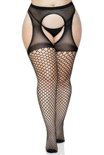 Load image into Gallery viewer, Addison Oval Net Suspender Hose
