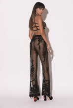 Load image into Gallery viewer, Embroidery flared lace pants

