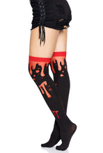 Load image into Gallery viewer, Splatter thigh highs
