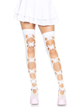 Load image into Gallery viewer, Butterfly Cut Out Thigh Highs
