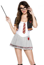 Load image into Gallery viewer, Four Pieces Wizard Student Costume Set
