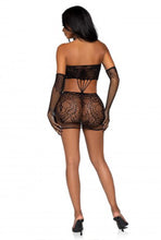 Load image into Gallery viewer, Strappy Lace Tube Dress and Gloves
