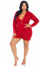 Load image into Gallery viewer, Plus Size Long Johns Romper
