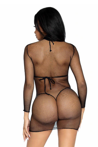 Fishnet Mini Dress