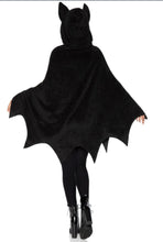 Load image into Gallery viewer, Furry Bat Costume Poncho
