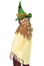 Load image into Gallery viewer, Scarecrow Poncho With Matching Hat
