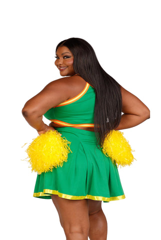 Plus Bring It Baddie Cheerleader Costume