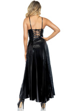 Load image into Gallery viewer, Vinyl Ball Gown With Corset
