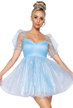 Load image into Gallery viewer, Frosted Organza Babydoll Dress
