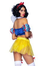 Load image into Gallery viewer, Bad Apple Snow White Costume,  Three piece Iconic princess costume Set
