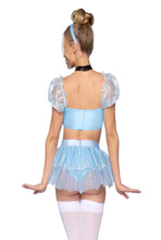 Load image into Gallery viewer, Glass Slipper Cinderella Princess Costume, Sweetheart Crop Top with Skirt
