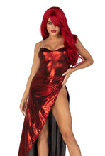 Load image into Gallery viewer, Two Piece Red Starlet Dress
