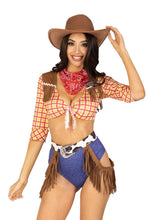 Load image into Gallery viewer, Five PC Playful Cowboy Costume Set
