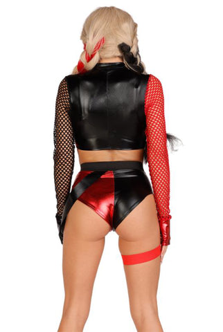 Two Piece Harley Costume Set
