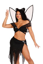 Load image into Gallery viewer, Four Piece Dark Fairy Costume Set
