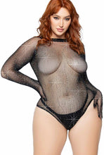 Load image into Gallery viewer, Plus Size Risk Factor Gloved Bodysuit
