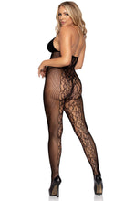 Load image into Gallery viewer, Curves Ahead Opaque Bodystocking
