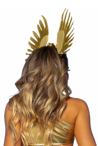 Goddess Floral and Feather Headband