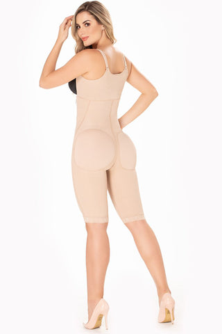 Open-Bust Full Body Gridle Shapewear