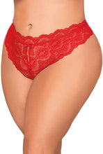 Load image into Gallery viewer, Sexy Lace Tanga Open-Crotch Panty
