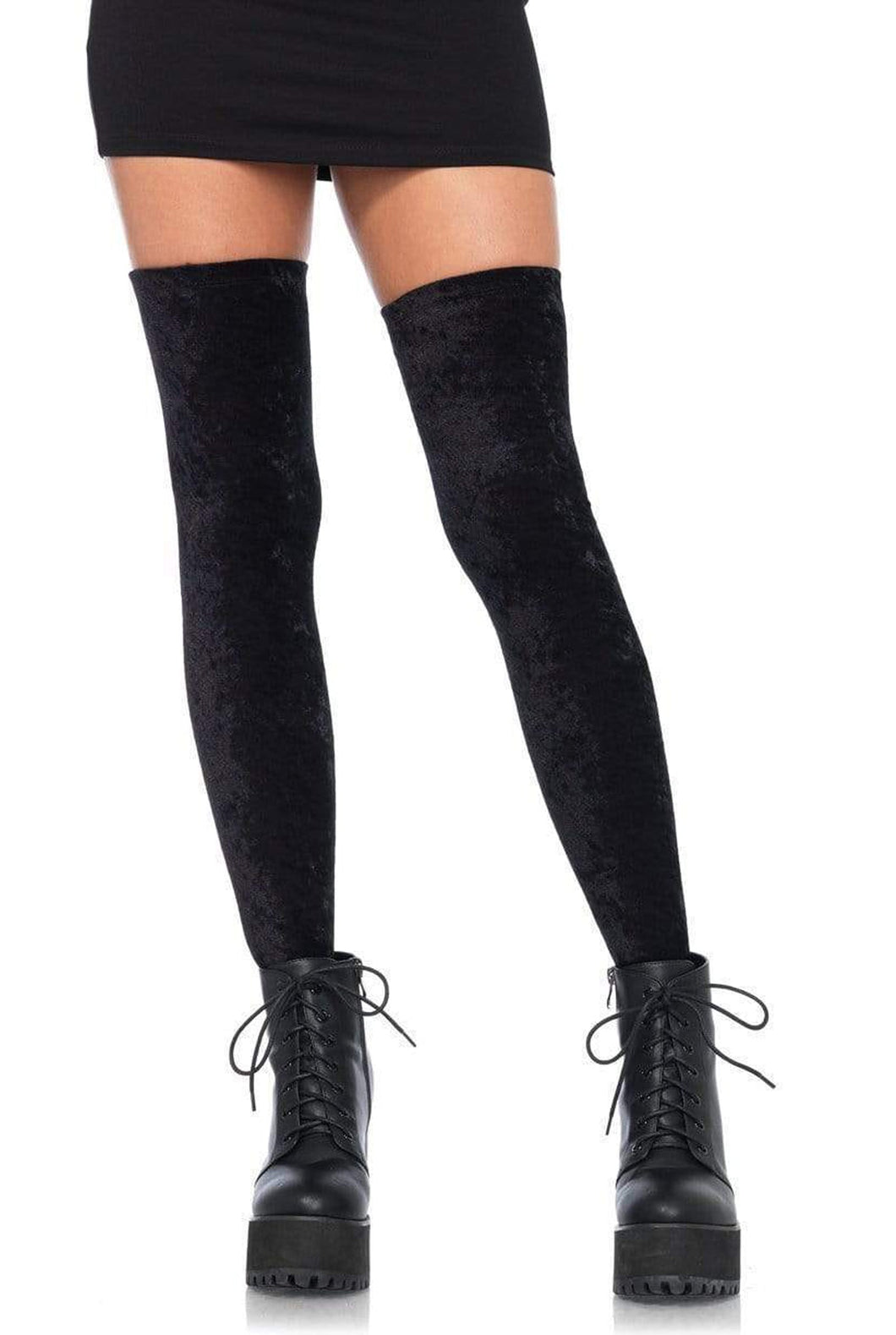 Velvet Thigh High Stockings