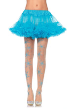 Load image into Gallery viewer, Sonja Glitter Snowflake Tights
