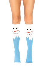Load image into Gallery viewer, Snow Man Knee-High Socks
